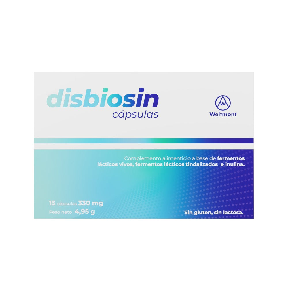 Weltmont Disbiosin – Fermentos Lácticos Vivos, Tindalizados e Inulina